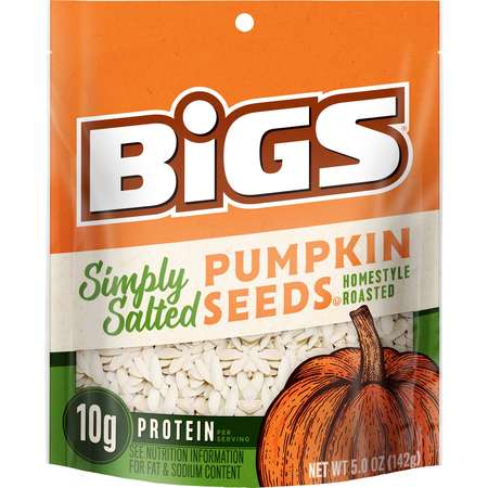 BIGS Bigs Lightly Salted Pumpkin Seeds 5 oz., PK12 55136